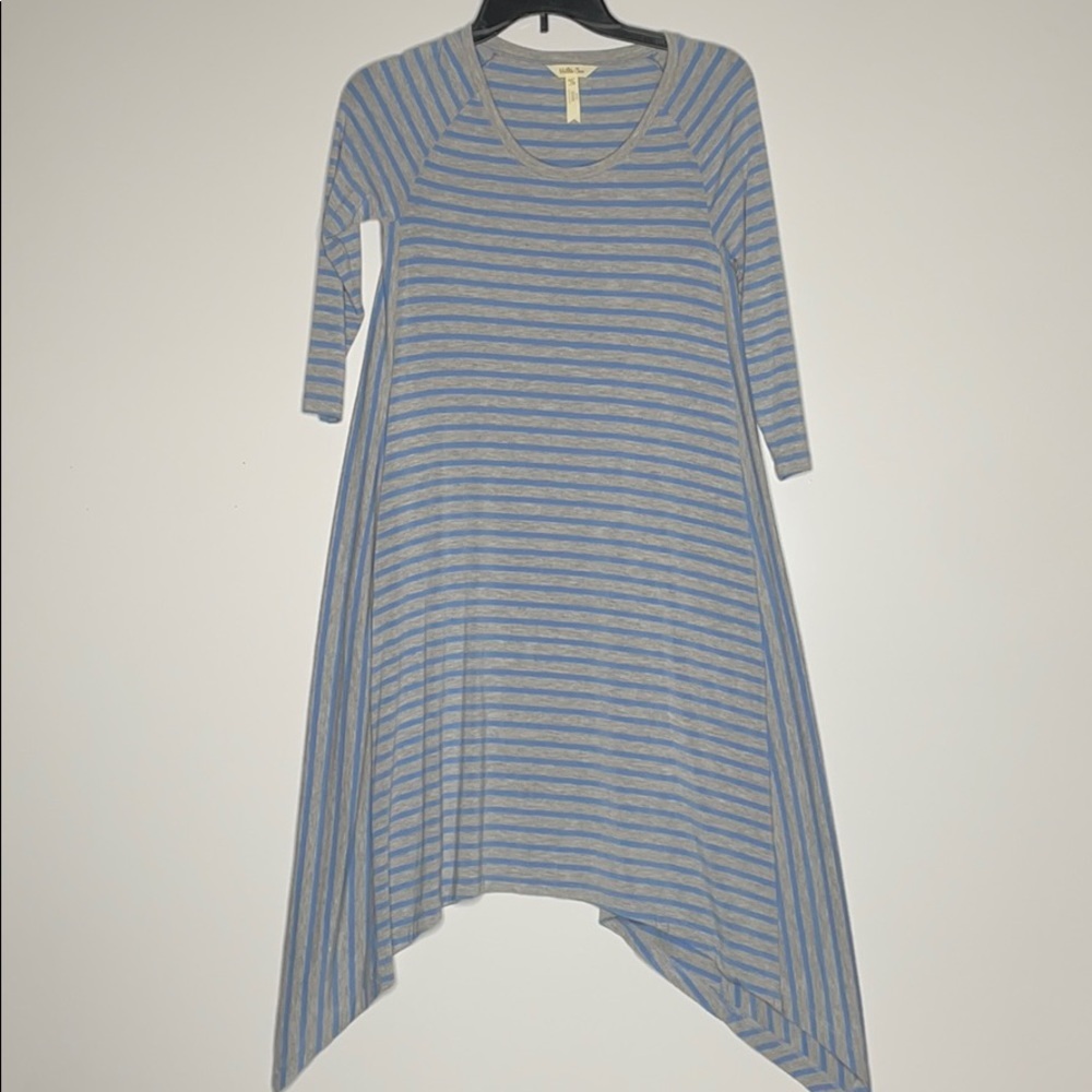 Matilda Jane Casual‎ Dress sz XS grey and blue